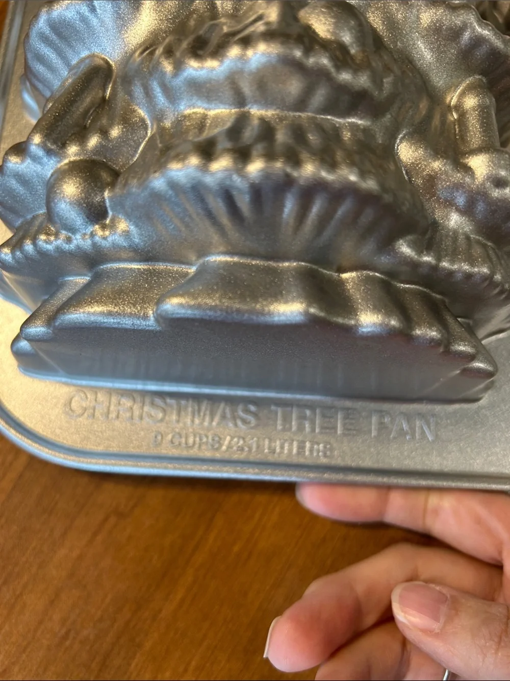 Nordic Ware Silver Double Christmas Tree Cake Pan